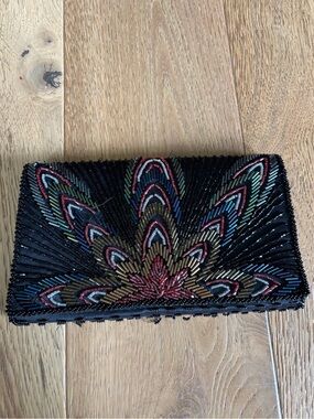 Vintage beaded clutch